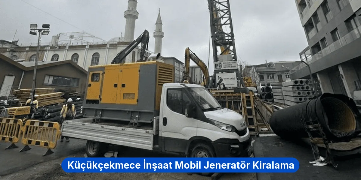 Küçükçekmece İnşaat Mobil Jeneratör Kiralama